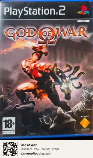God of War PlayStation 2, France box front