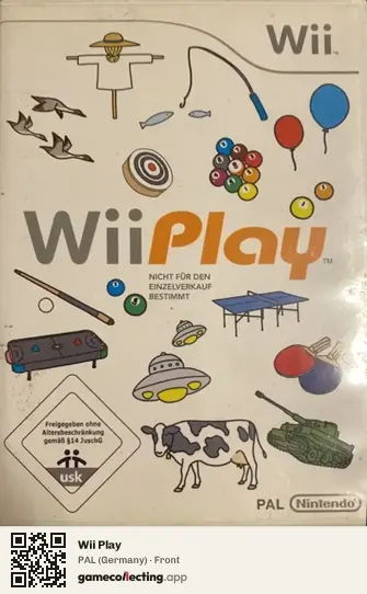 Wii Play Nintendo Wii, Germany box front