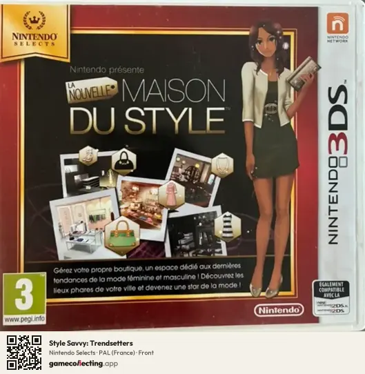 Style Savvy: Trendsetters Nintendo 3DS, France box front