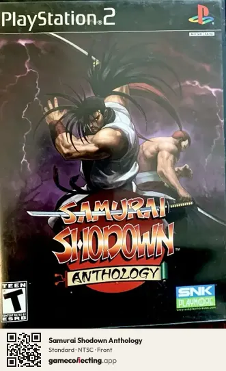 Samurai Shodown Anthology PlayStation 2, NTSC box front