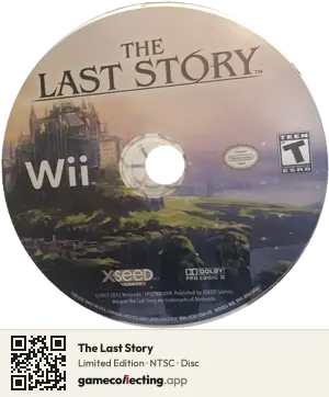 The Last Story Nintendo Wii, NTSC disc