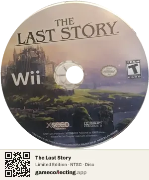 The Last Story Nintendo Wii, NTSC disc