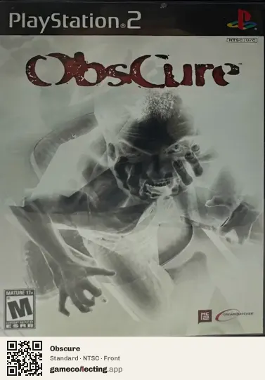 Obscure PlayStation 2, NTSC box front