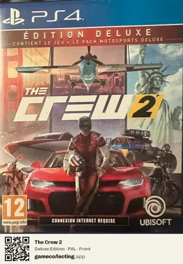 The Crew 2 PlayStation 4, PAL box front
