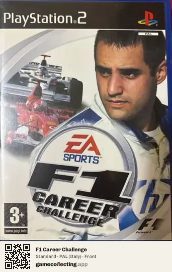 F1 Career Challenge PlayStation 2, Italy box front