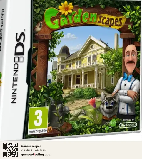 Gardenscapes Nintendo DS, PAL box front