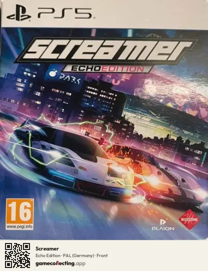 Screamer PlayStation 5, Germany box front