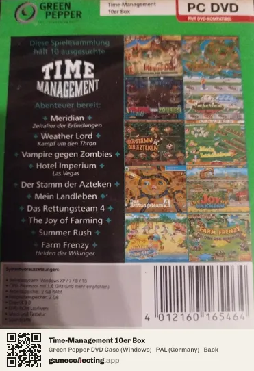 Time-Management 10er Box Computer, Germany box back