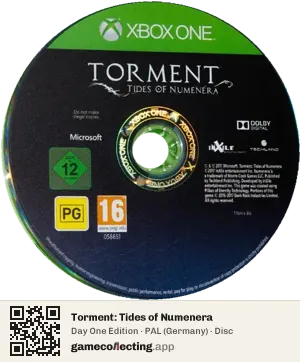 Torment: Tides of Numenera Xbox One, PAL disc