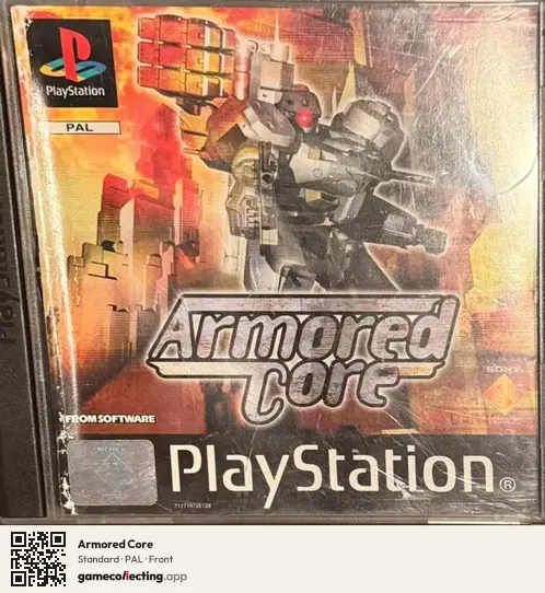 Armored Core PlayStation, PAL box front