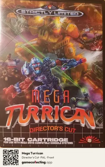 Mega Turrican Sega Mega Drive / Genesis, PAL box front
