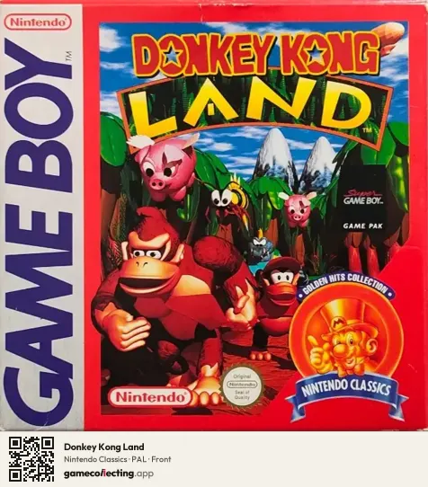 Donkey Kong Land Game Boy, PAL box front