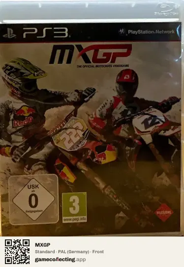 MXGP PlayStation 3, Germany box front
