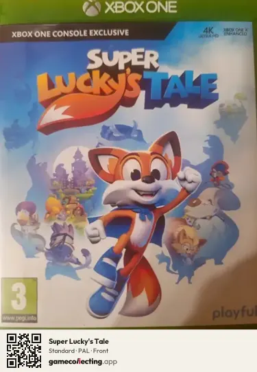 Super Lucky's Tale Xbox One, PAL box front
