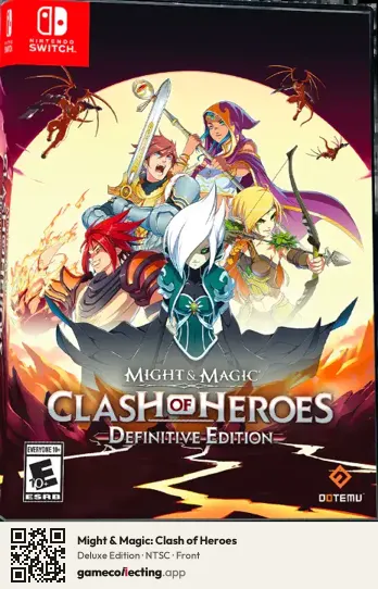 Might & Magic: Clash of Heroes Nintendo Switch, NTSC box front