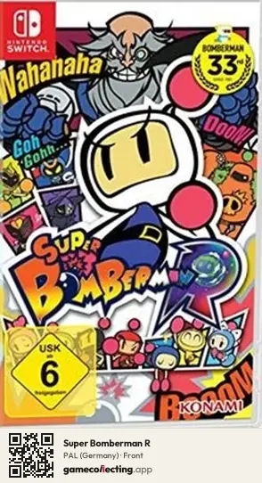 Super Bomberman R Nintendo Switch, Germany box front