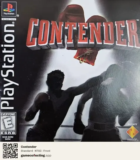 Contender PlayStation, NTSC box front