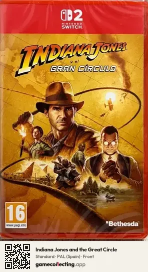Indiana Jones and the Great Circle Nintendo Switch 2, Spain box front