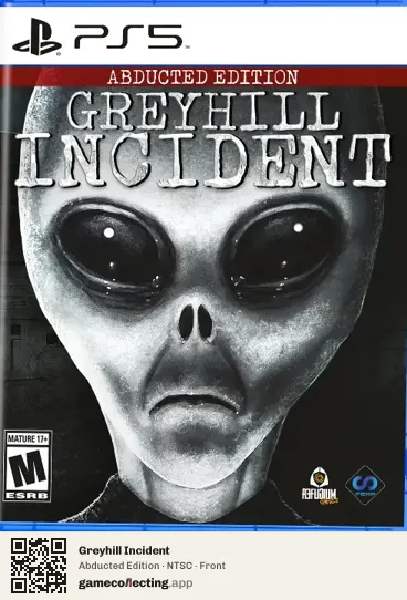 Greyhill Incident PlayStation 5, NTSC box front