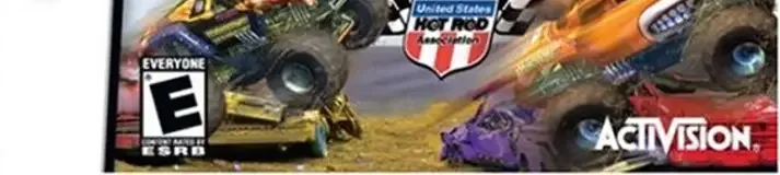 Monster Jam, the ESRB box on its front