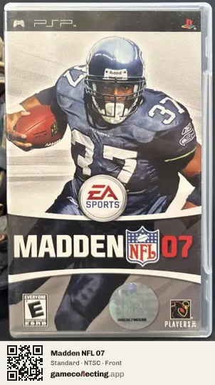 Madden NFL 07 PlayStation Portable, NTSC box front