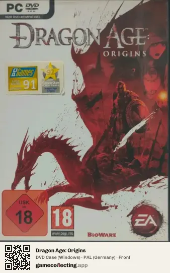 Dragon Age: Origins Computer, Germany box front