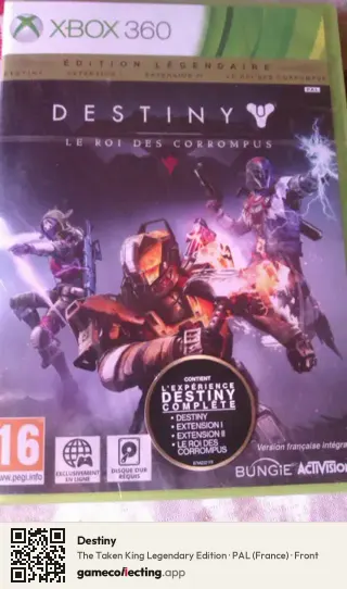 Destiny Xbox 360, France box front