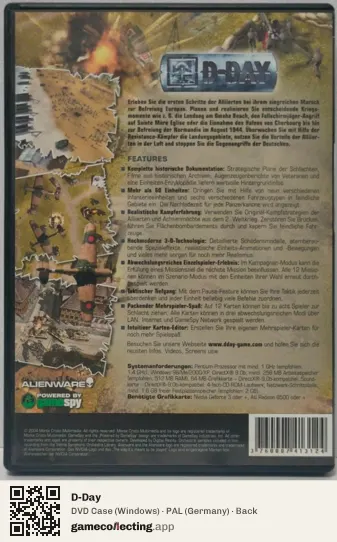 D-Day Computer, Germany box back