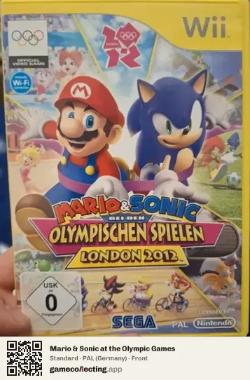 Mario & Sonic at the Olympic Games Nintendo Wii, Germany box front