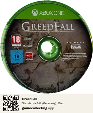 GreedFall Xbox One, PAL disc