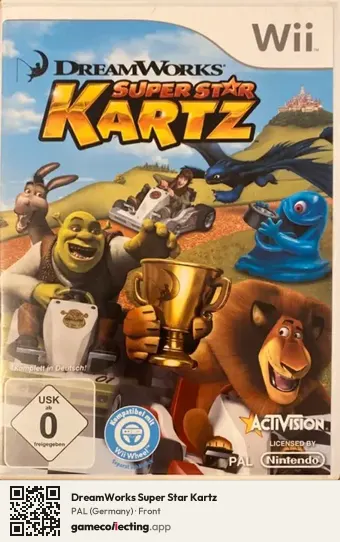 DreamWorks Super Star Kartz Nintendo Wii, Germany box front