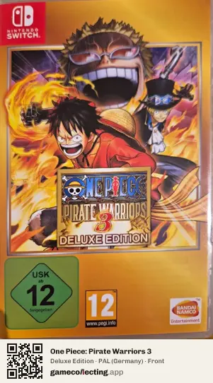 One Piece: Pirate Warriors 3 Nintendo Switch, Germany box front