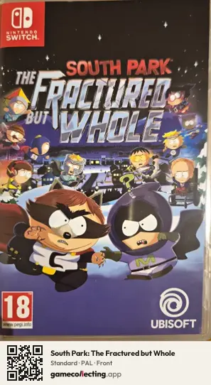 South Park: The Fractured but Whole Nintendo Switch, PAL box front