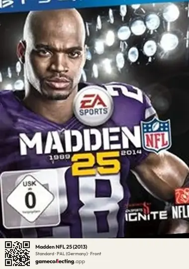 Madden NFL 25 (2013) PlayStation 4, Germany box front
