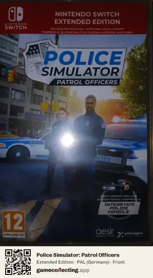 Police Simulator: Patrol Officers Nintendo Switch, Germany box front