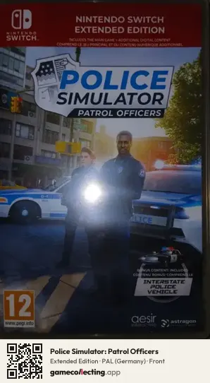 Police Simulator: Patrol Officers Nintendo Switch, Germany box front