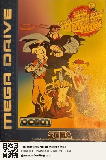 The Adventures of Mighty Max Sega Mega Drive / Genesis, United Kingdom box front