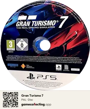 Gran Turismo 7 PlayStation 5, PAL disc