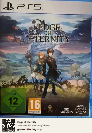 Edge of Eternity PlayStation 5, Germany box front