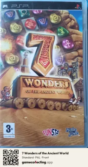 7 Wonders of the Ancient World PlayStation Portable, PAL box front