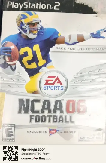 Fight Night 2004 PlayStation 2, NTSC box front
