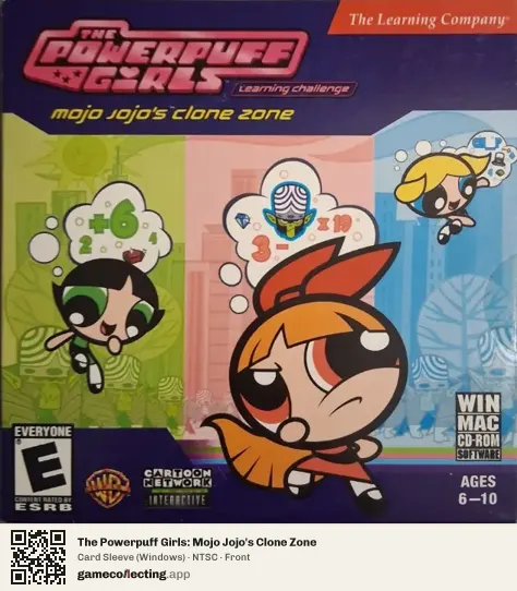 The Powerpuff Girls: Mojo Jojo's Clone Zone Computer, NTSC box front