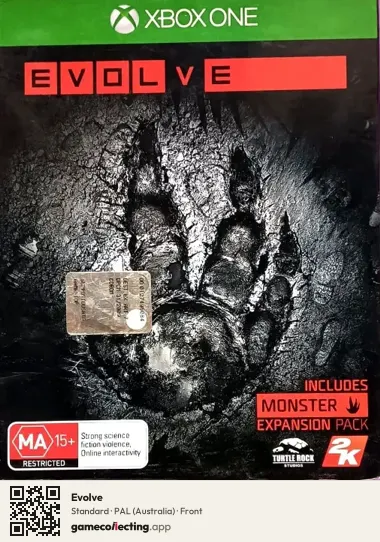 Evolve Xbox One, Australia box front