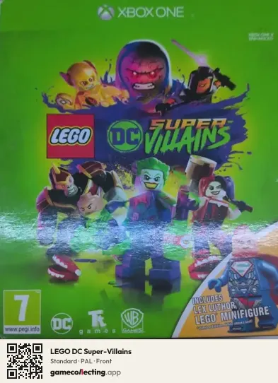 LEGO DC Super-Villains Xbox One, PAL box front