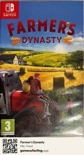 Farmer's Dynasty Nintendo Switch, PAL box front