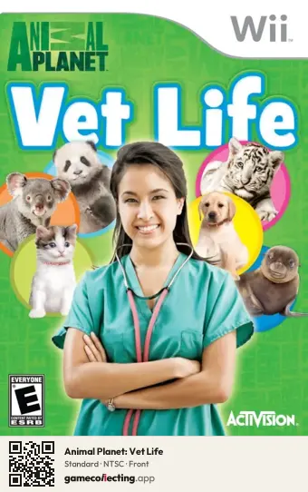 Animal Planet: Vet Life Nintendo Wii, NTSC box front