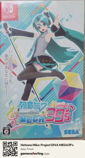 Hatsune Miku: Project DIVA MEGA39's Nintendo Switch, Asia box front