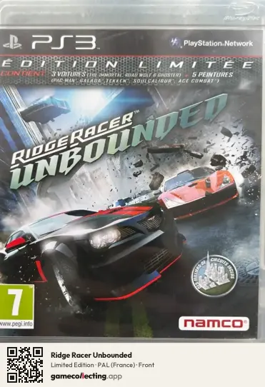 Ridge Racer Unbounded PlayStation 3, France box front