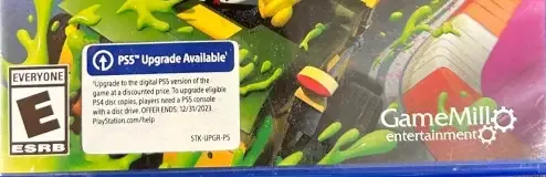 Nickelodeon Kart Racers 3: Slime Speedway, the ESRB box on its front