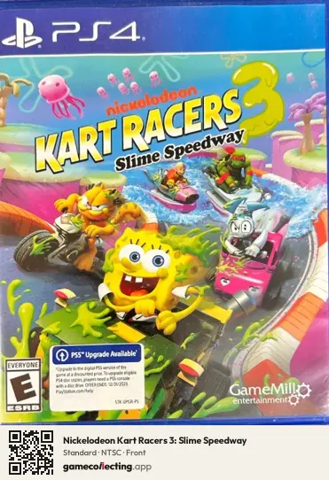 Nickelodeon Kart Racers 3: Slime Speedway PlayStation 4, NTSC box front